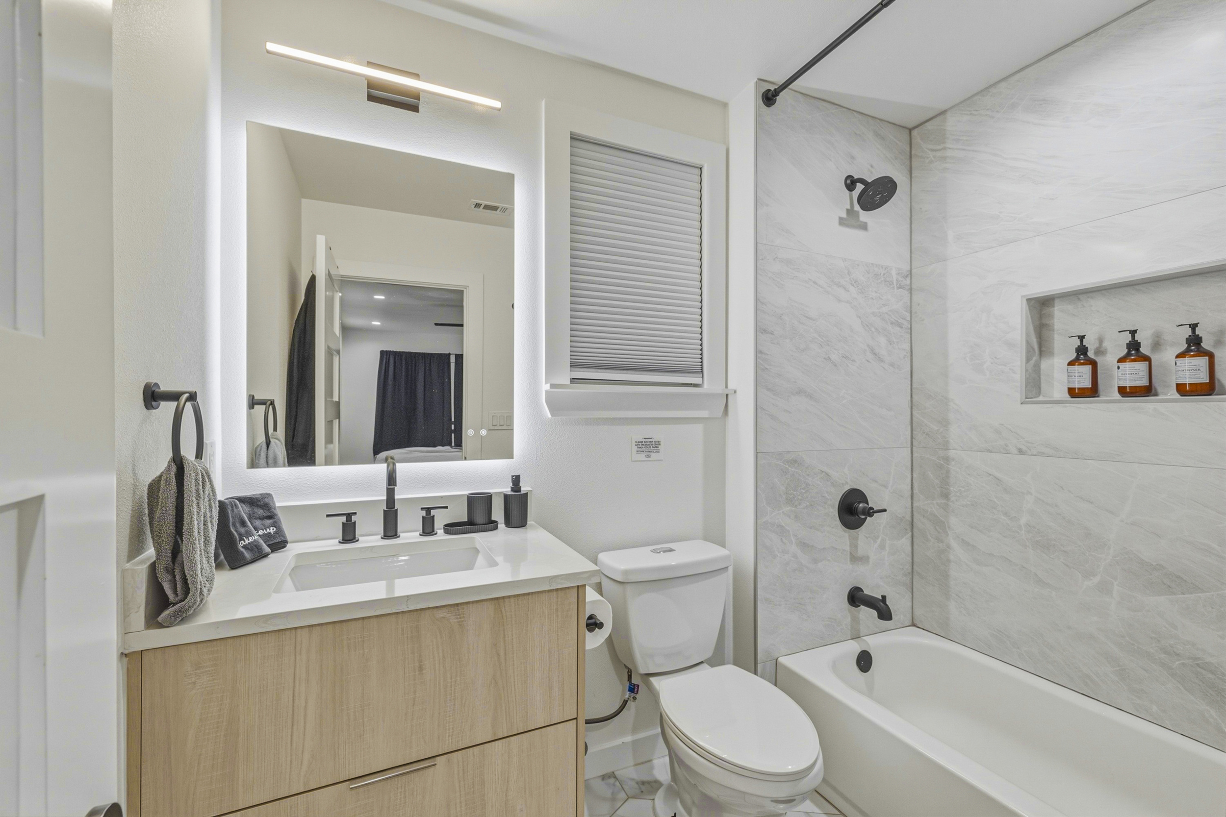 Indulge in modern design with elegant finishes and relaxing vibes!