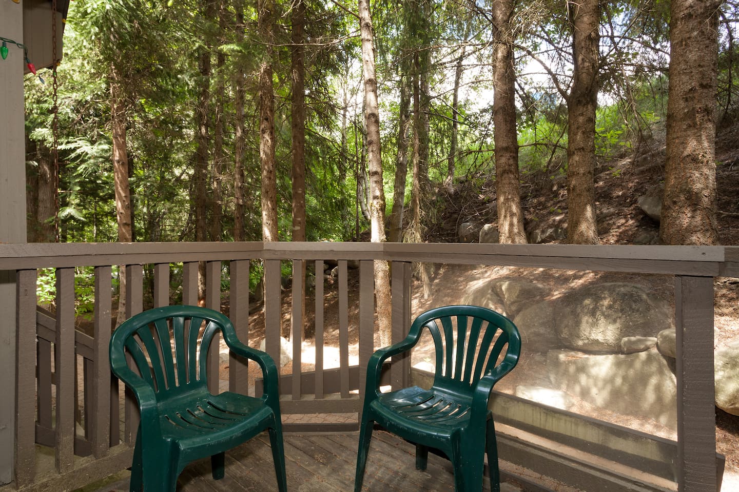 Private outdoor patio can be enjoyed year round. 