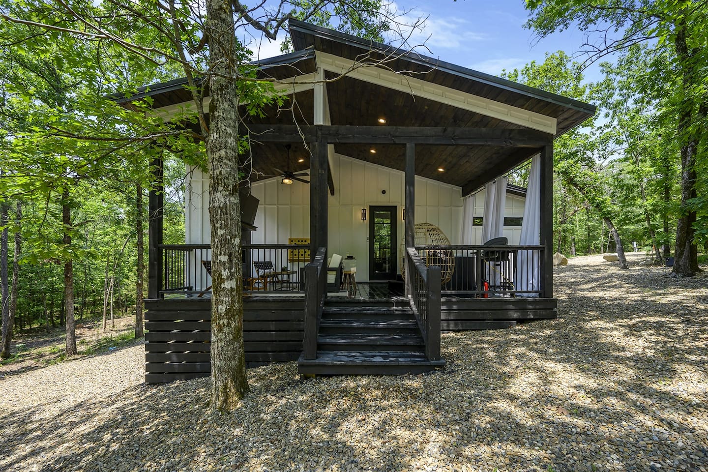 Private back deck