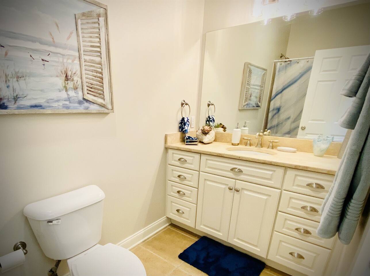 Full bath located on the first floor hallway.