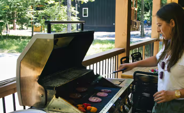 Fire up the grill and dine outdoors