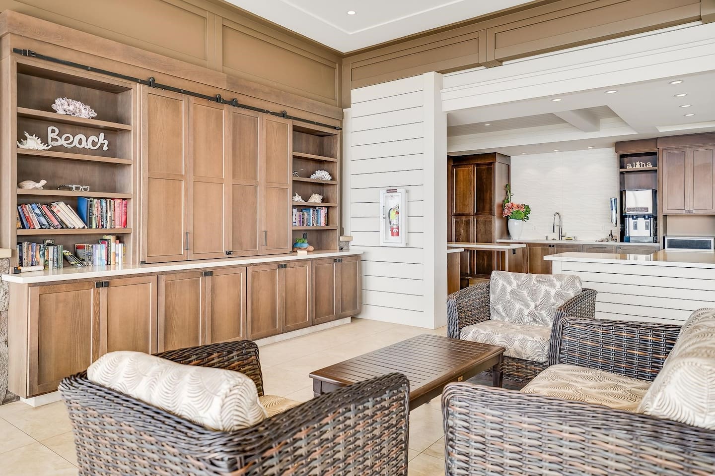 Community pavilion amenities.