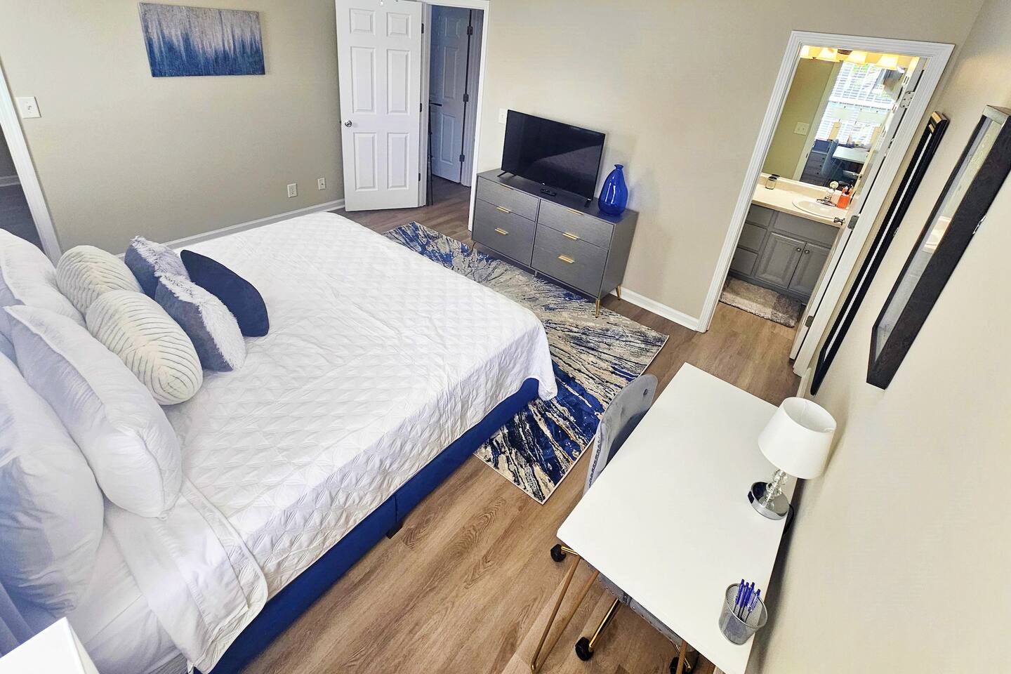 An inviting space for anyone to relax, get cozy, and, be comfortable. 