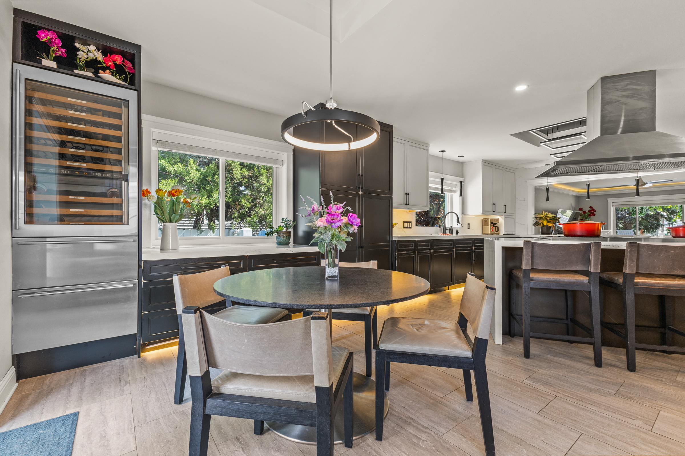 Informal Dining Area | Wine Refrigerator