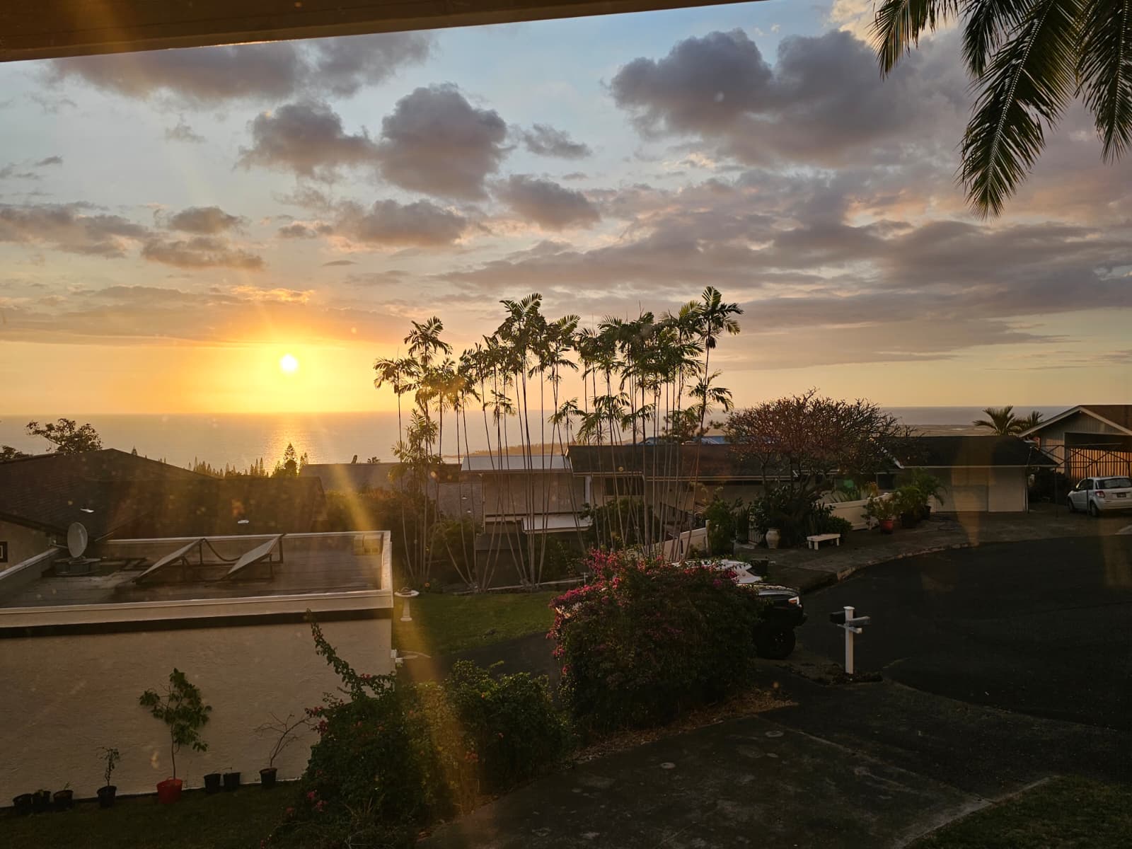 Sunset view from your bed