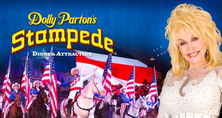 Dolly Parton Dixie Stampede a short drive away
