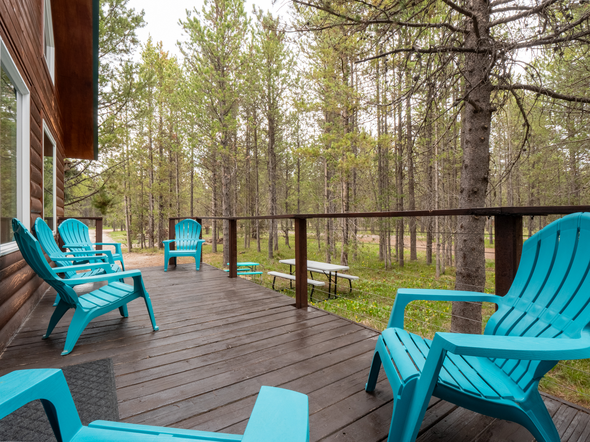 Front Deck and Picnic Area