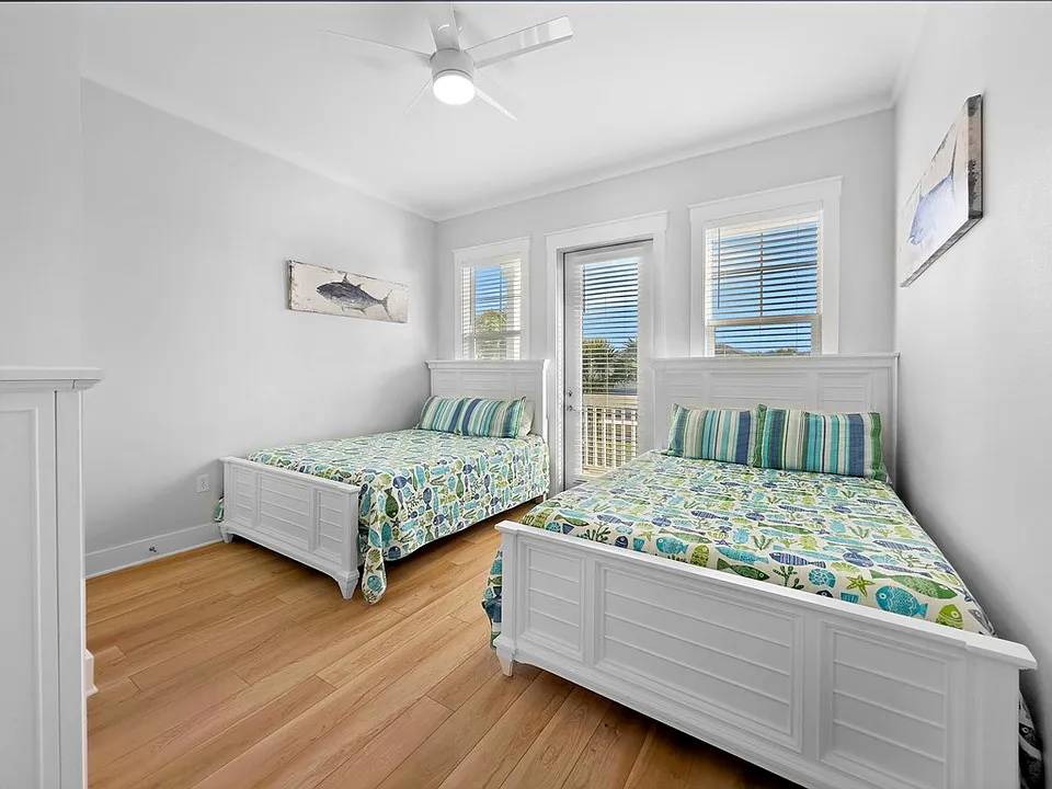 2 double beds for the kids