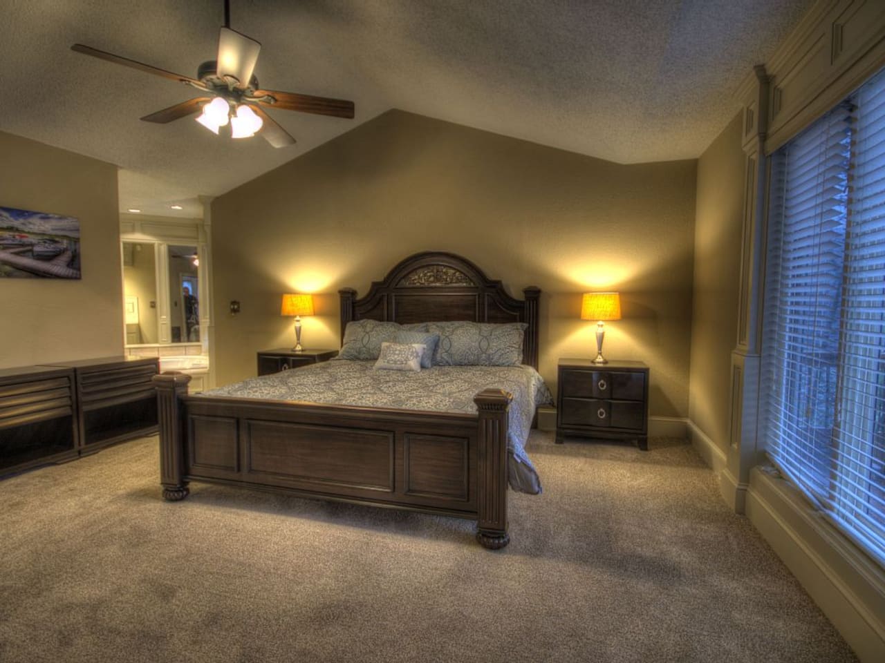 Master bedroom, upper level