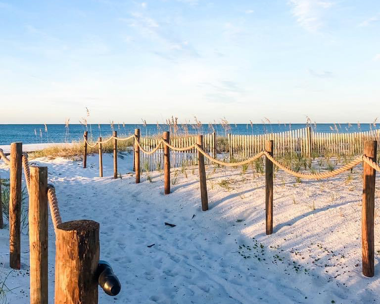 Walkway To The Beach