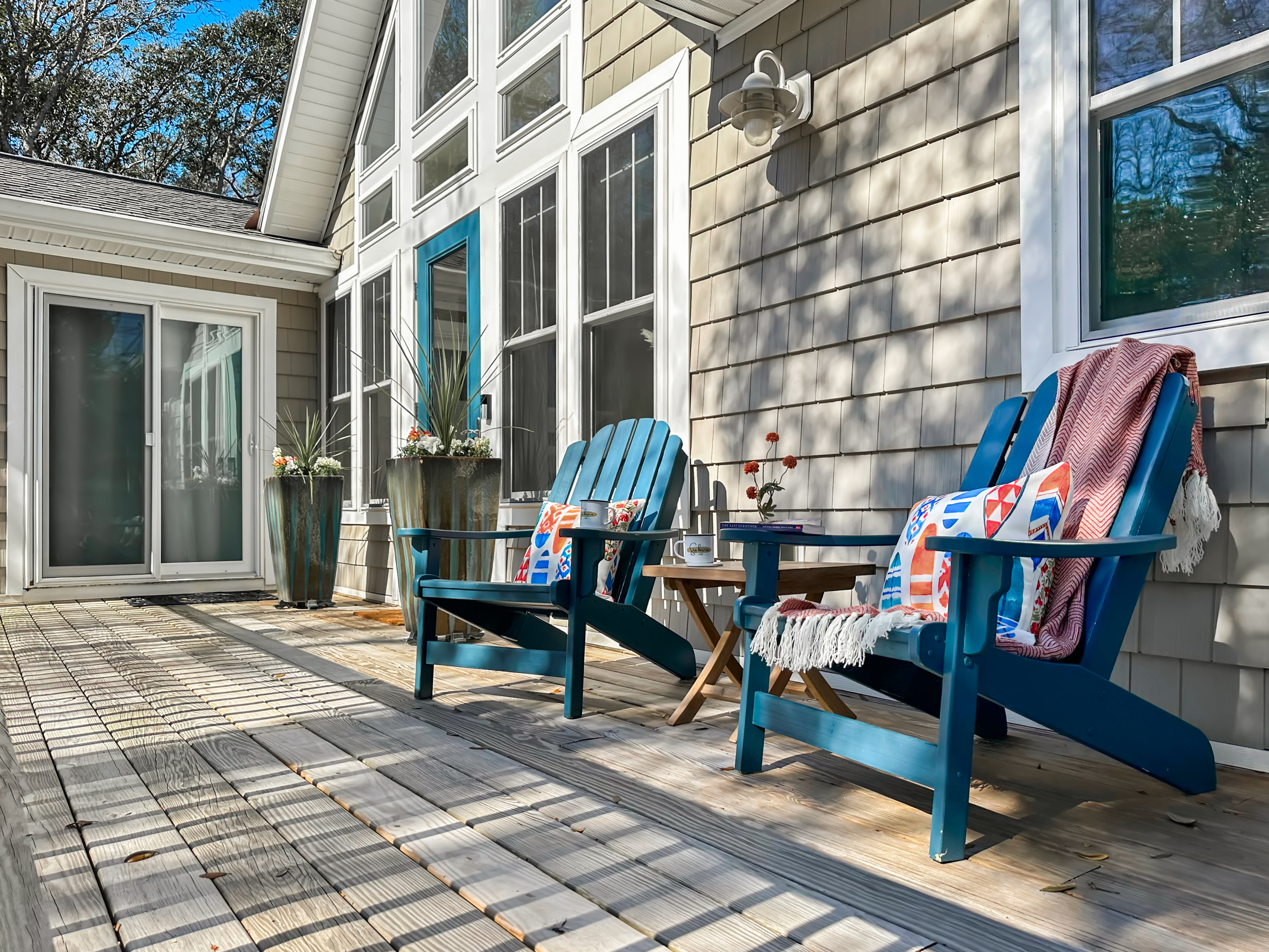 You can feel the relaxation the minute you step onto the front porch...