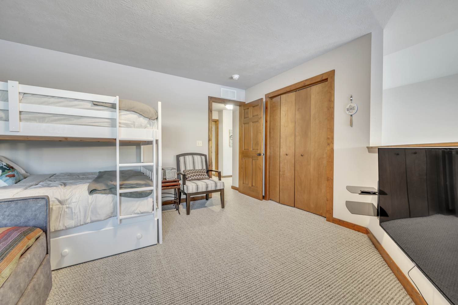 Bedroom #3. This is open to the main floor!