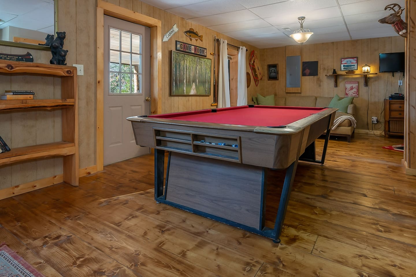 Lower level game room