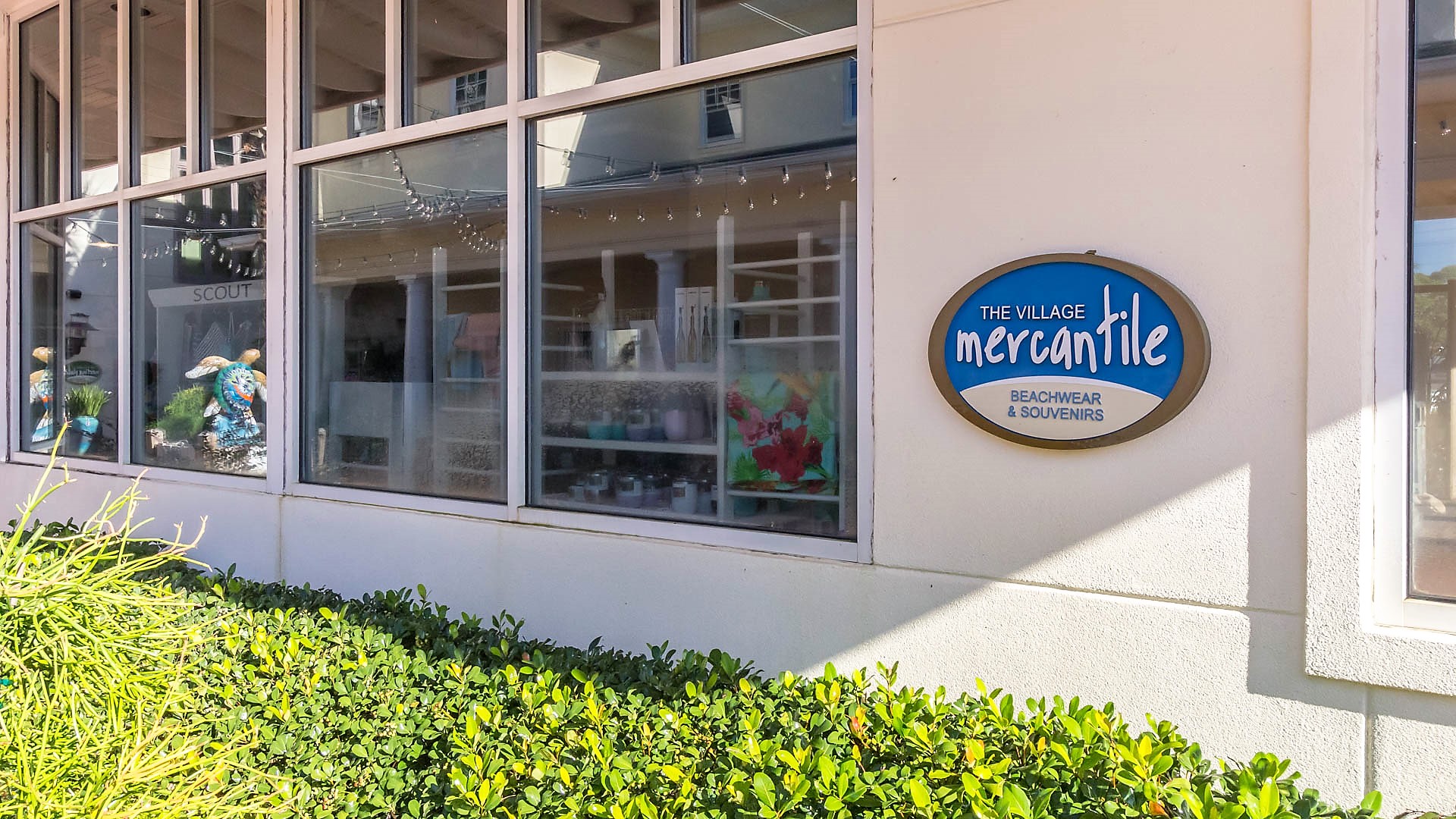 Find the perfect souvenir or beachwear to remember your trip! The Village Mercantile offers a curated collection of unique gifts, apparel, and local treasures.