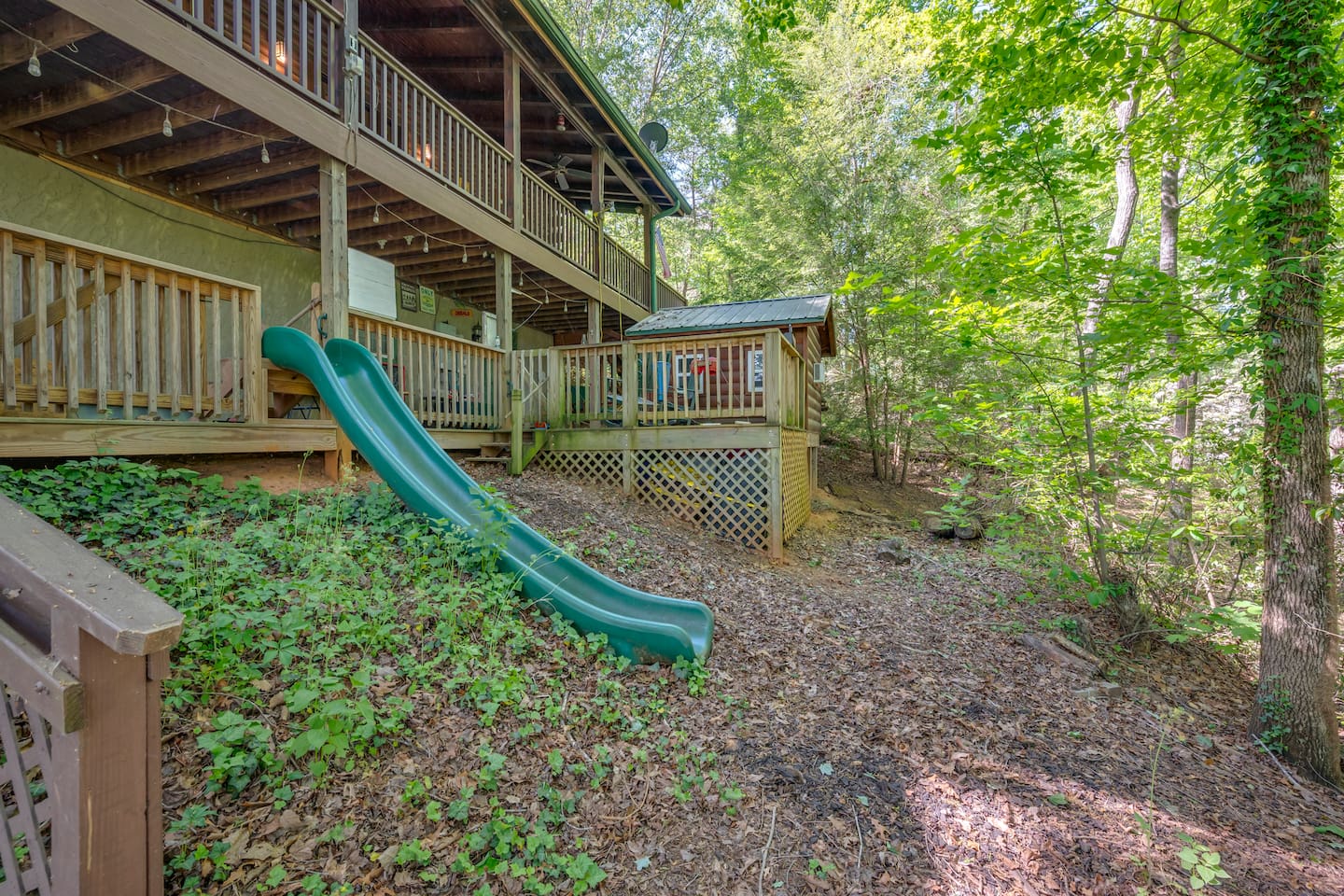 Engaging kids club area with slide 