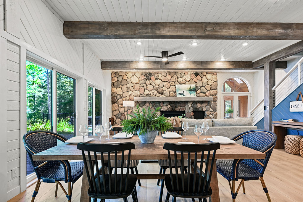 Open concept layout