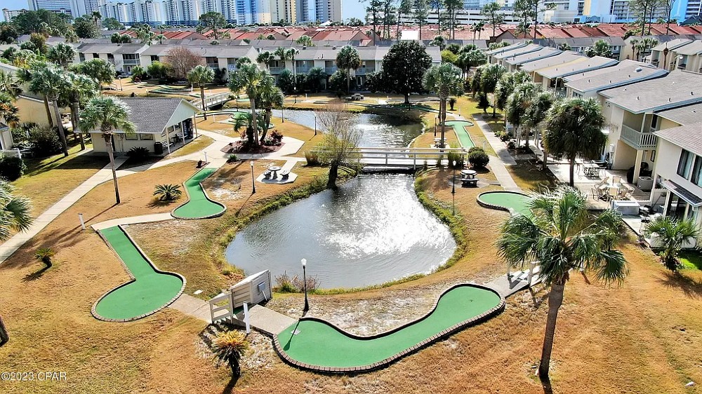 Aerial View of Putt Putt Golf Course