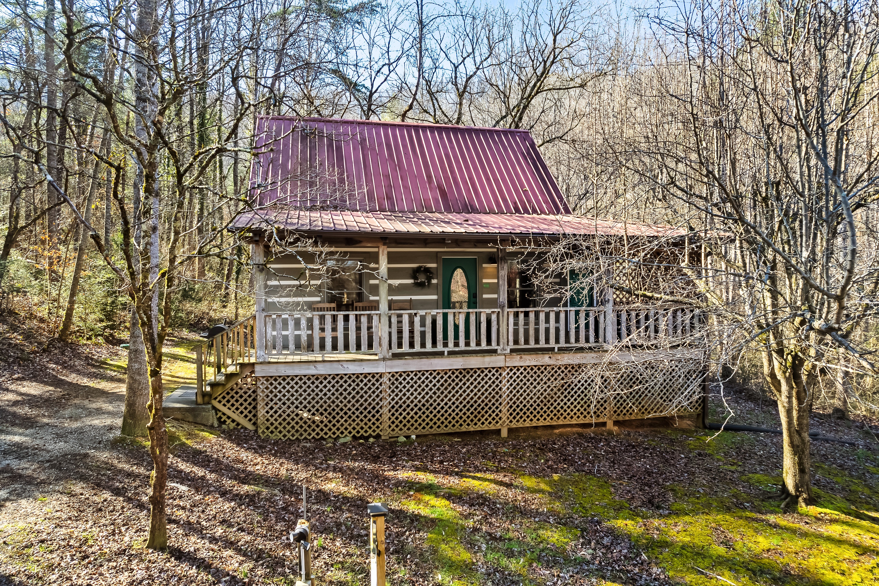 Tucked into the woods near Townsend