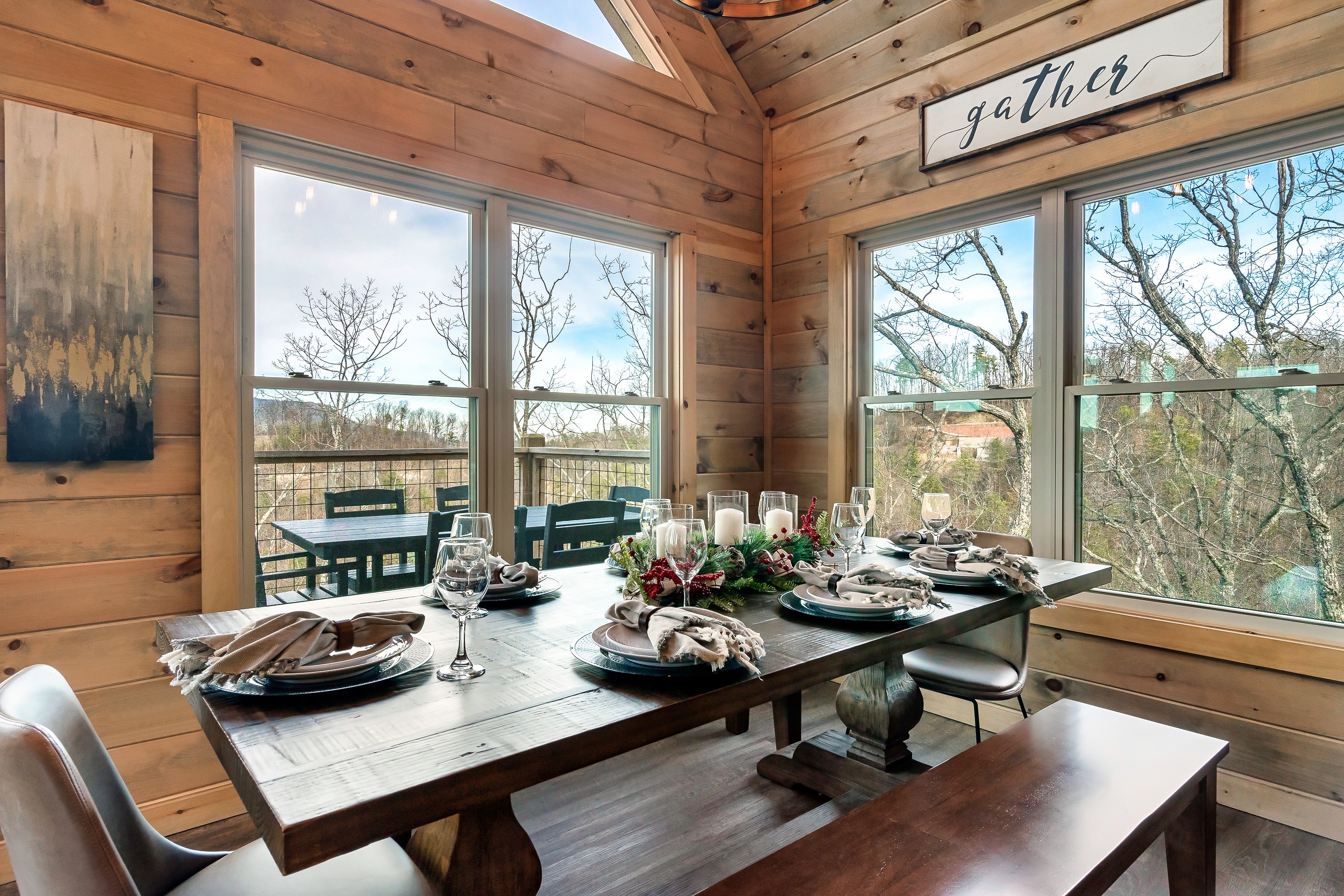 Christmas Dinner at Jester Cabin