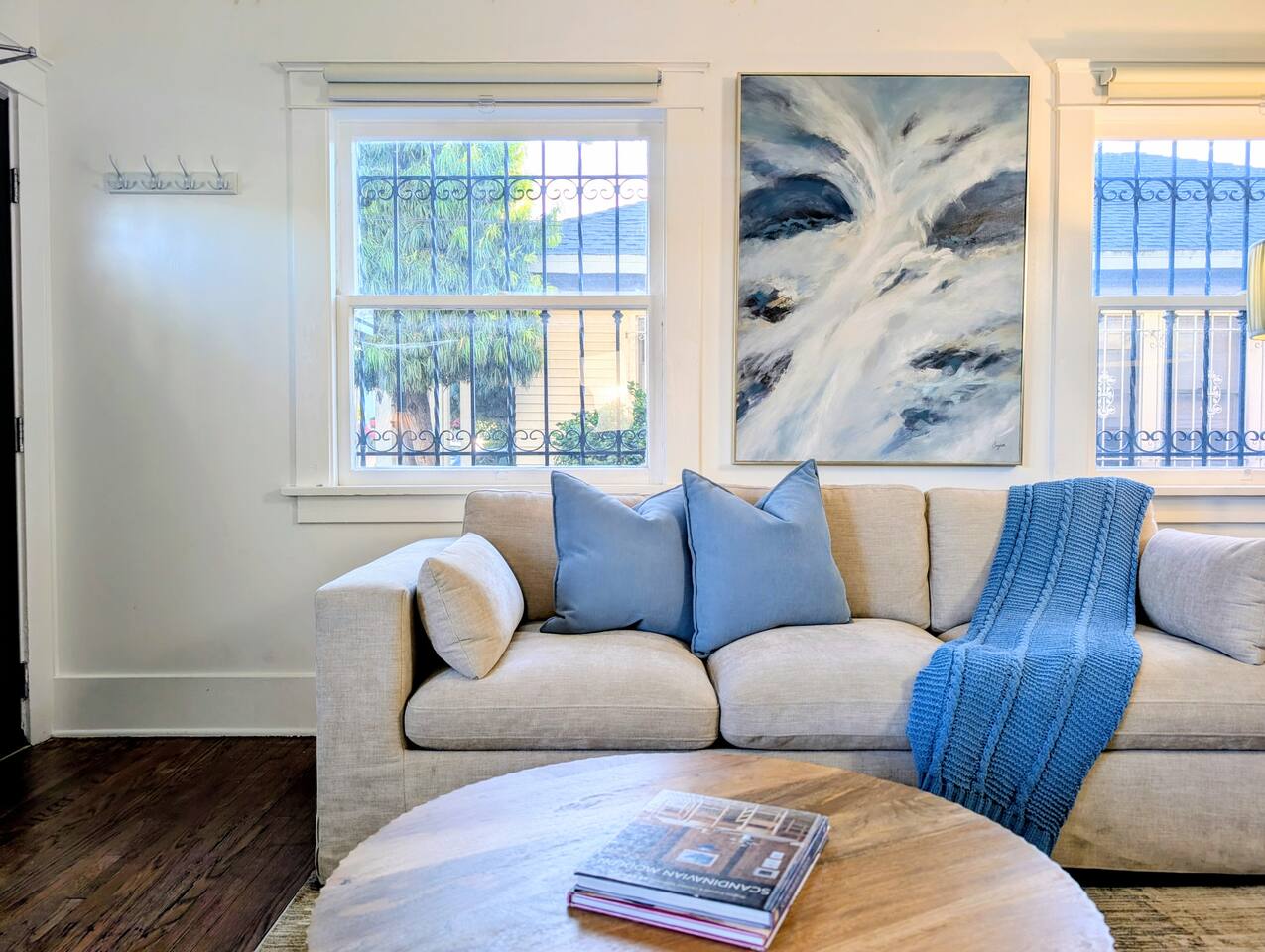 Inviting lounge area with comfortable seating.