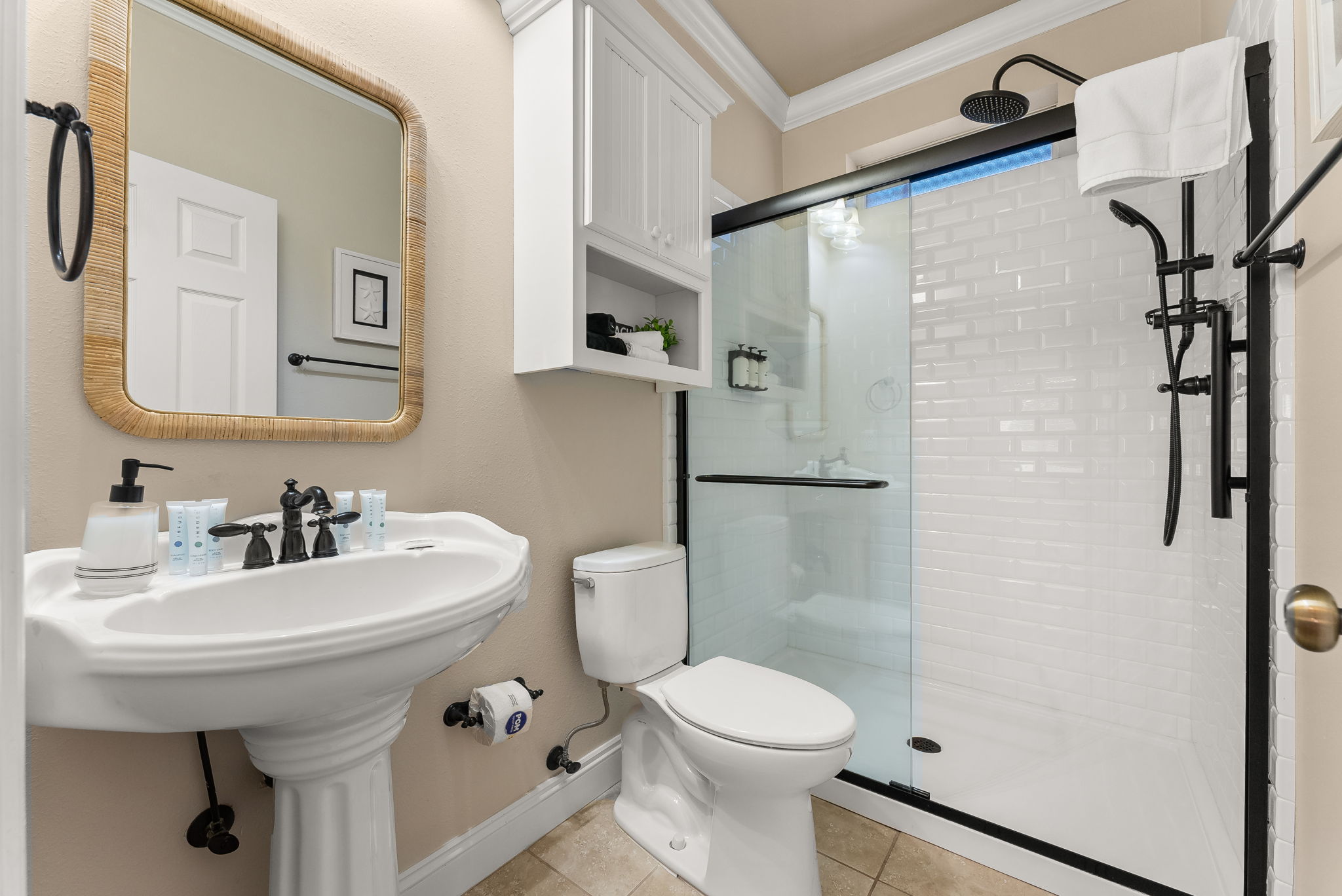 Fresh & Clean Guest Bath with Walk-In Shower