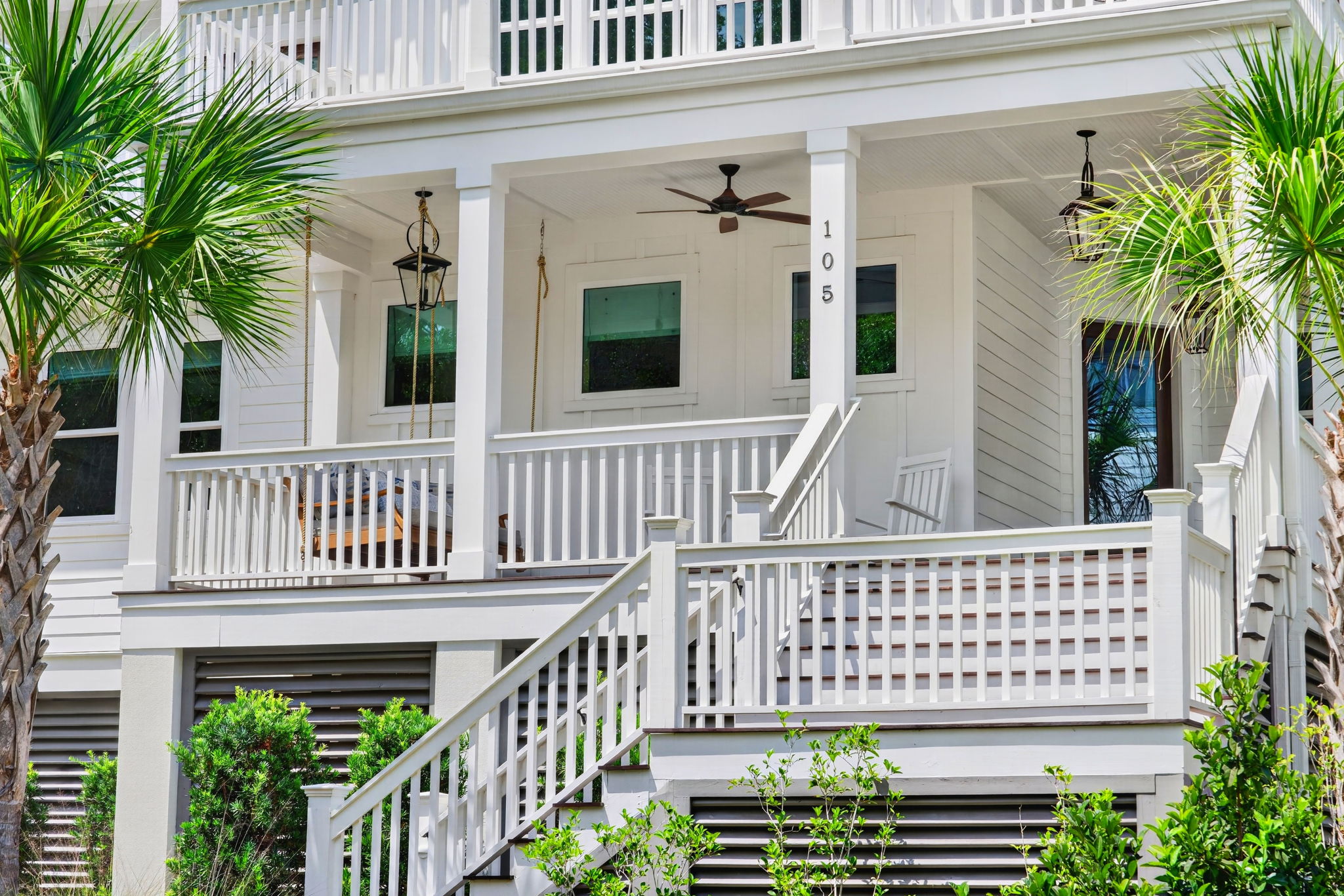 Front steps | Driftwood Dreams | 105 Forest Trail | Isle of Palms, SC | IOP Escapes