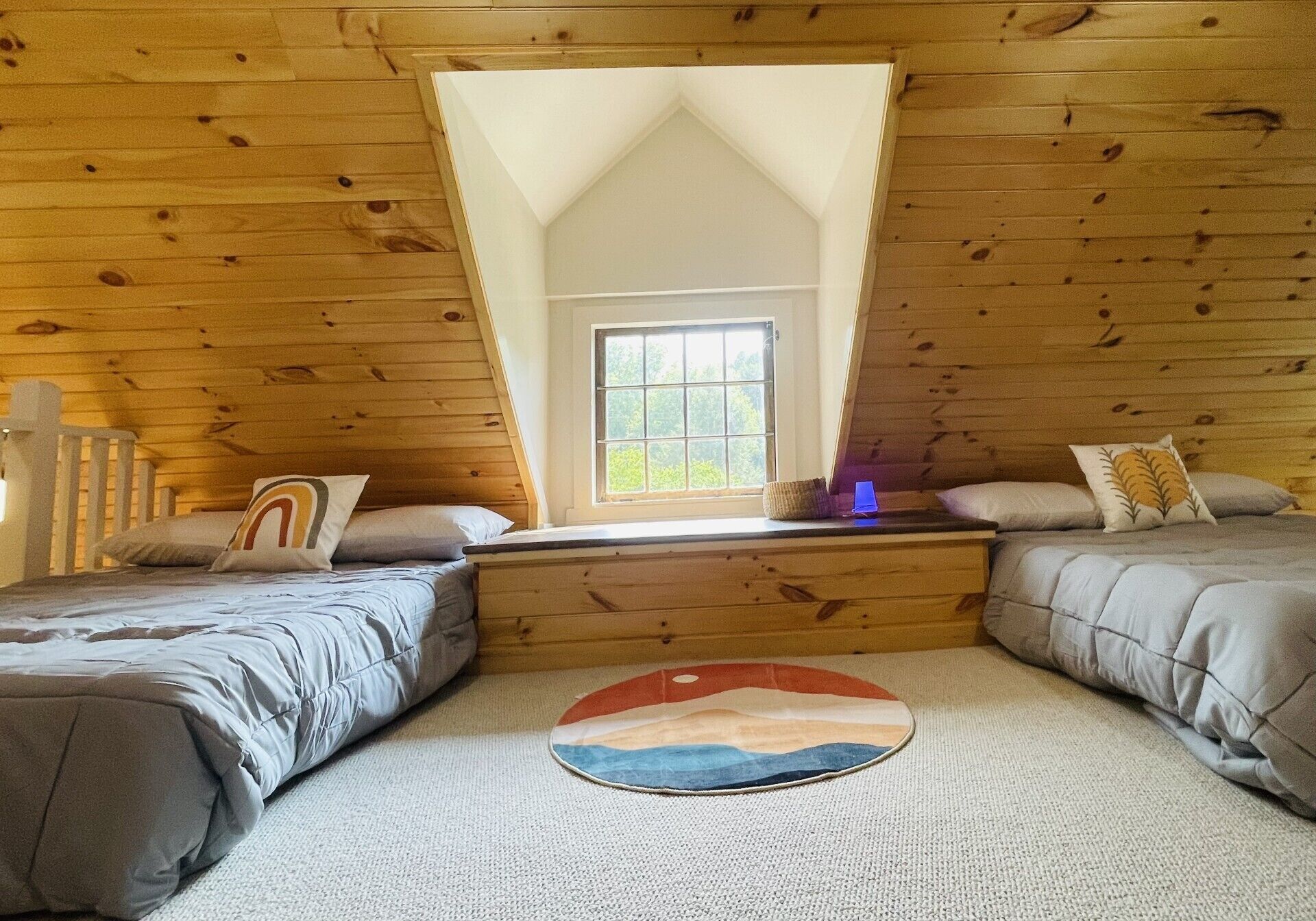Recently renovated space to add beds for larger families