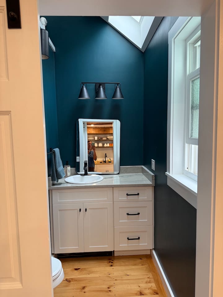 1st floor half bath