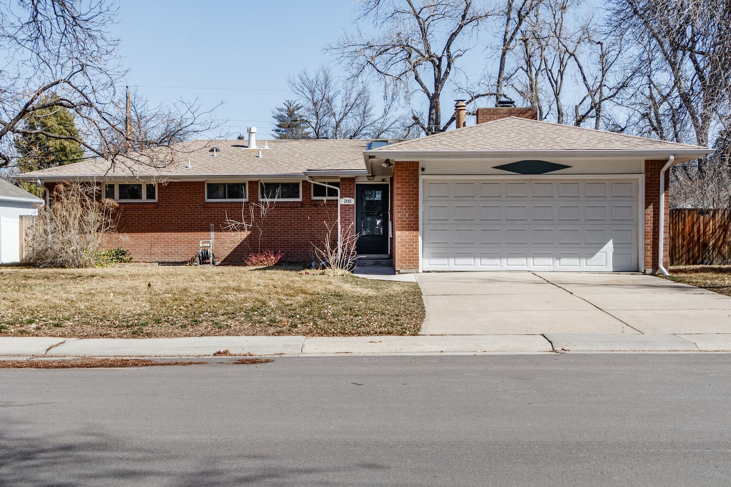 Front exterior - winter