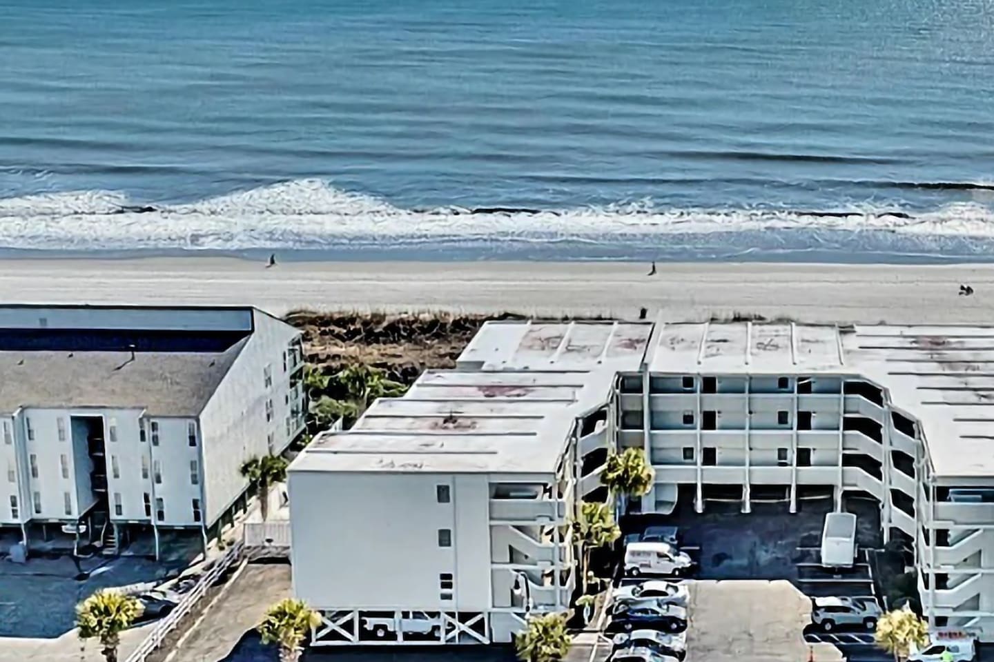 Small condo unit- Ocean Pier 1. Ours is the front left, first floor condo with exceptional views.