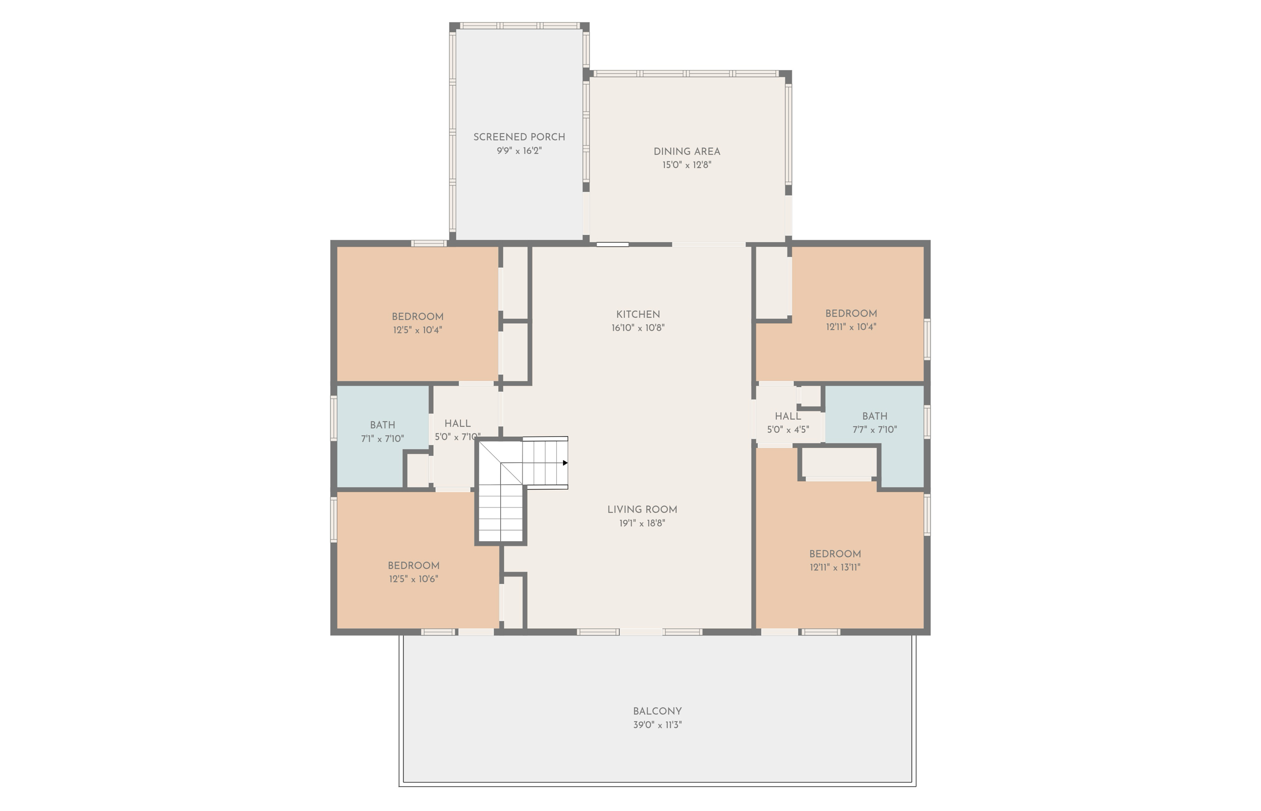 Floor Plan - Second Level