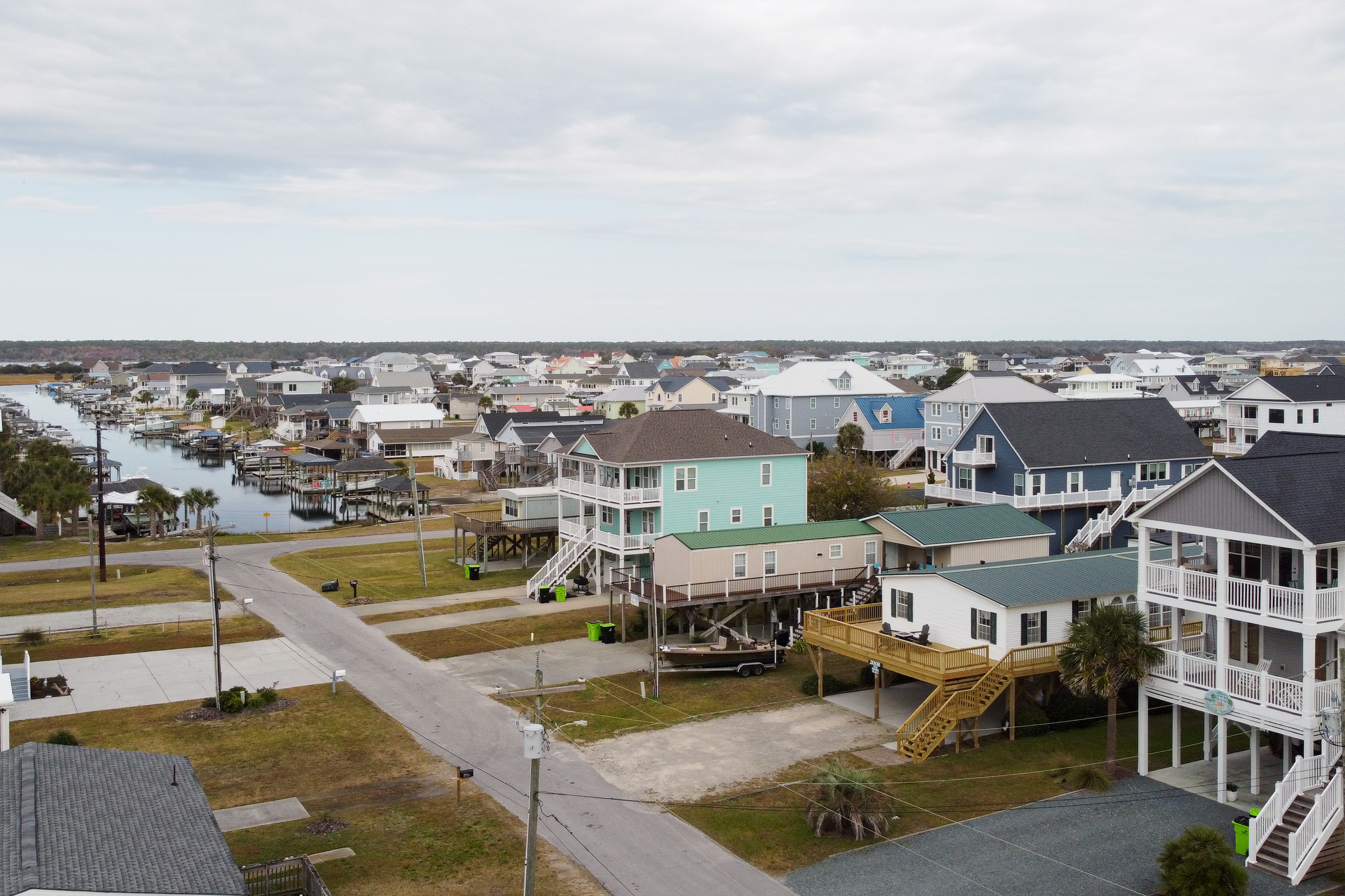 New Front Porch with Canal View