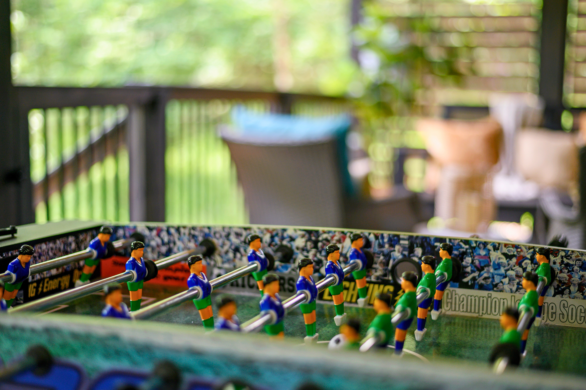 Spin, score, and celebrate in the game loft — where memories are made one goal at a time.