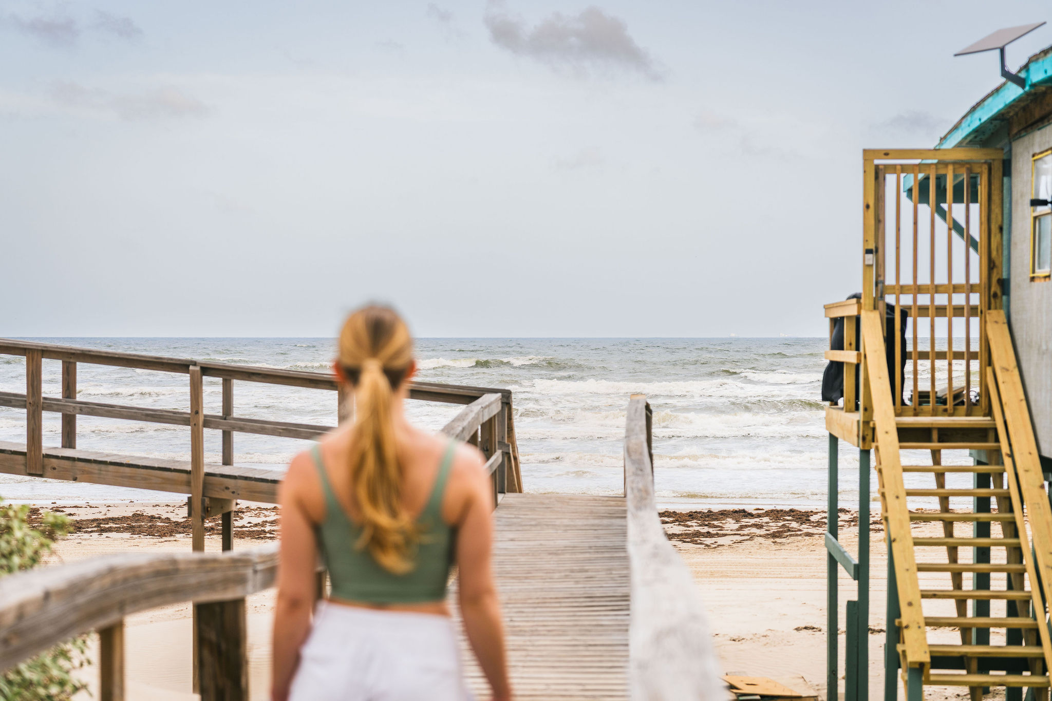 Boardwalk straight from the house to the water — no car, no parking, no hassle.