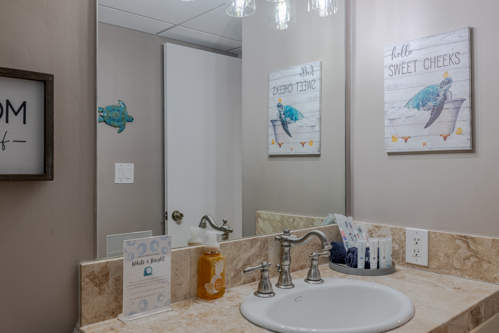 3rd bathroom with tub/shower combo