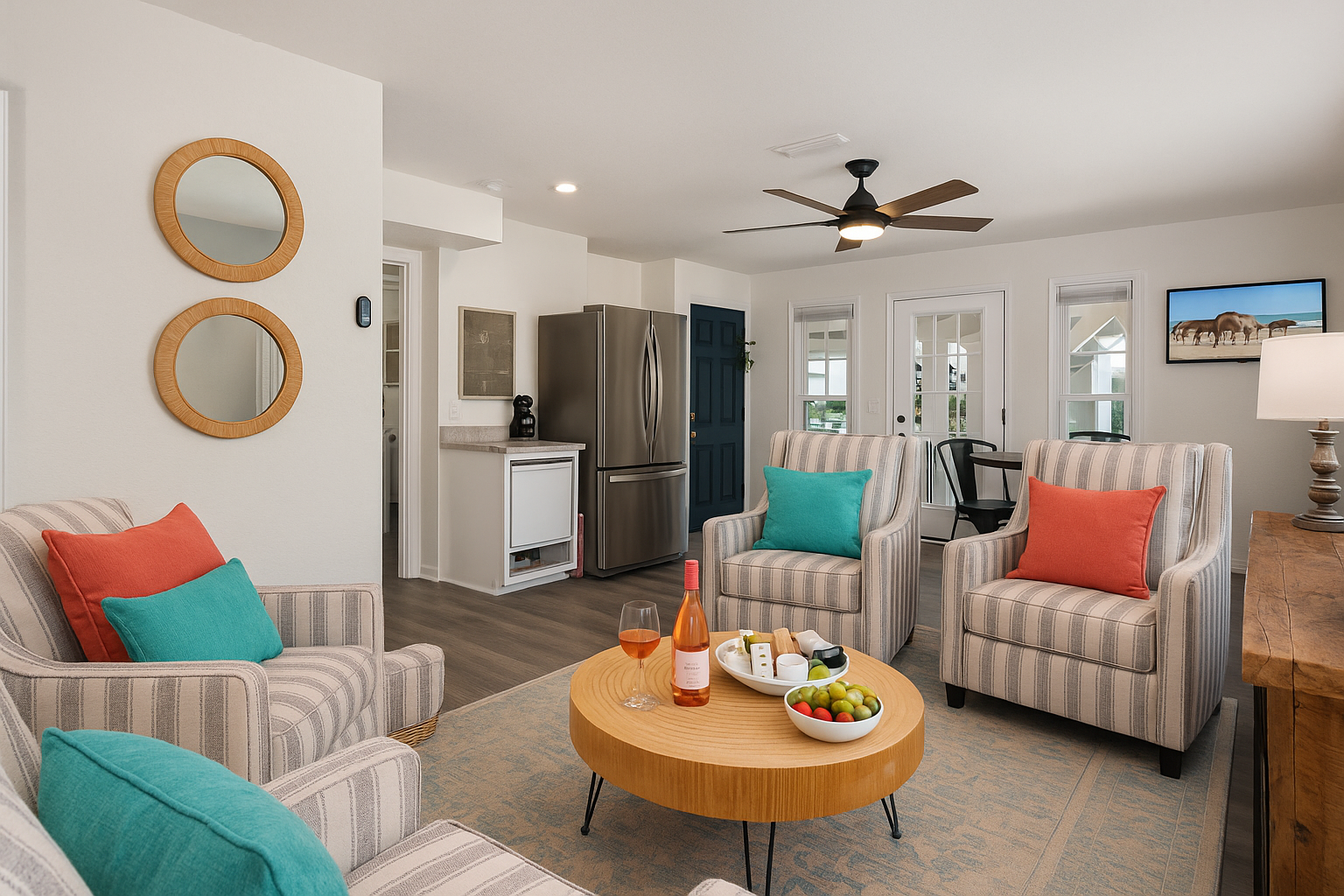 Coastline Haven — Family Room