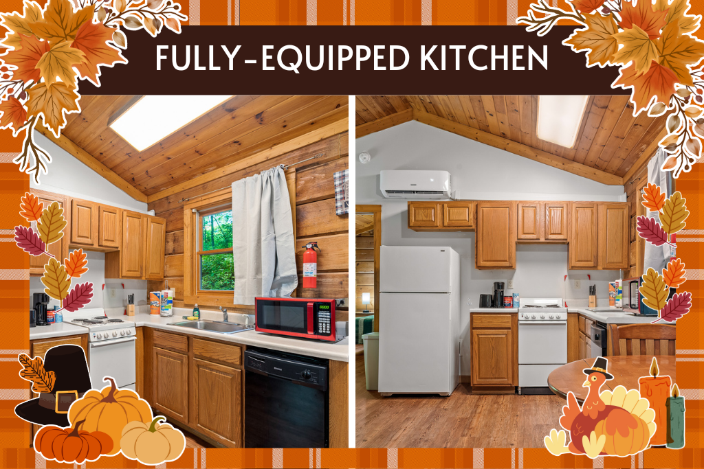 Feel right at home with all the kitchen essentials at your fingertips