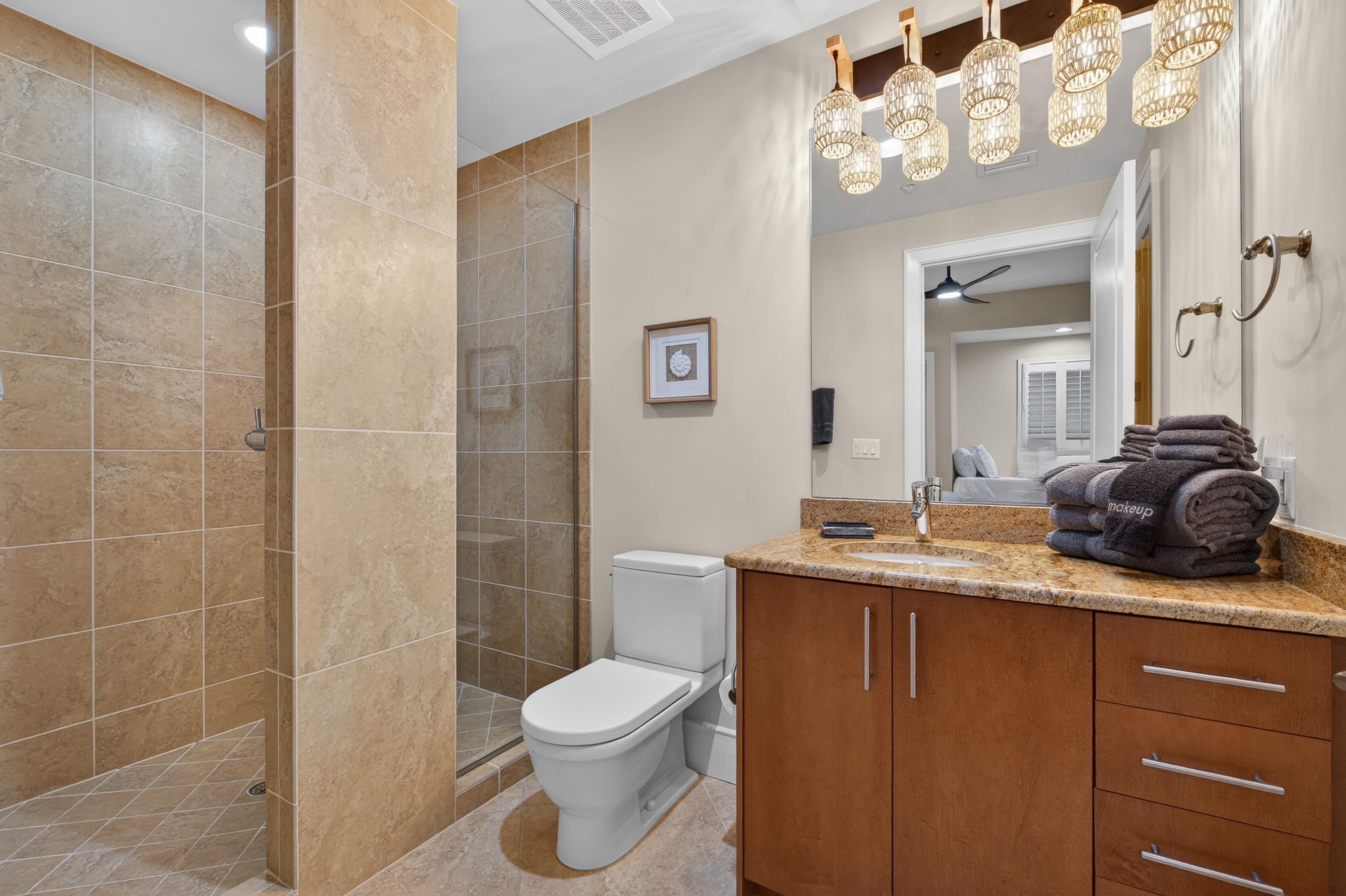 Second bathroom, shower