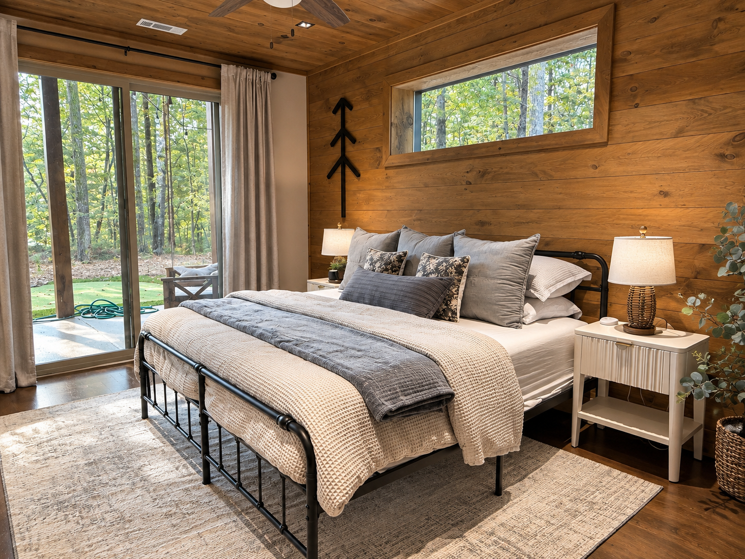 King Suite #3 with full view slider access to patio