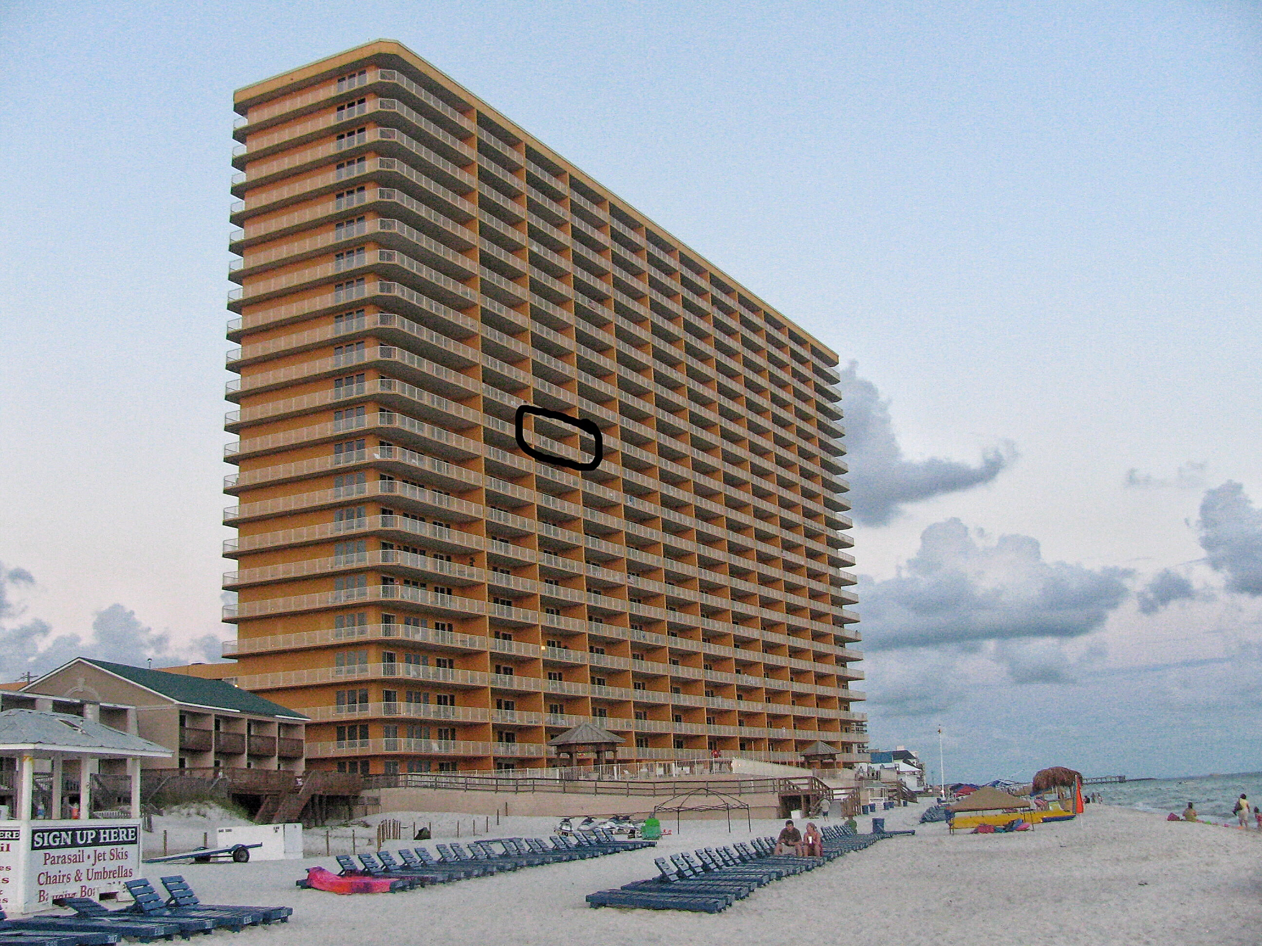 unit is circled