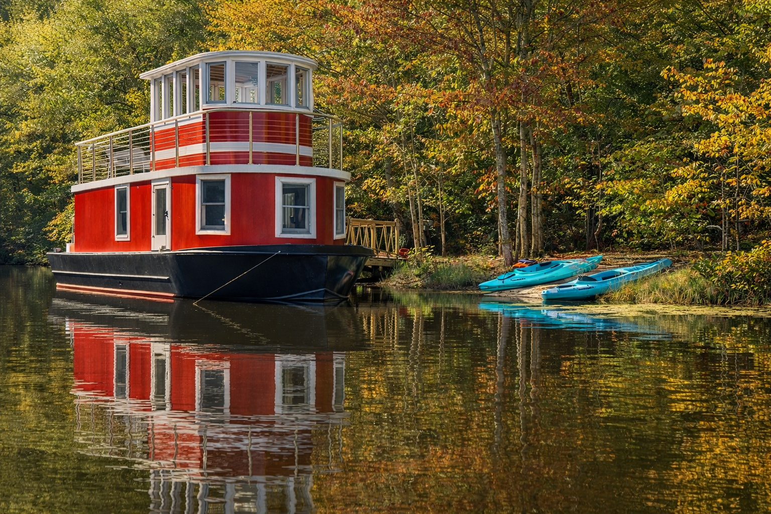 Front View of Tugboat