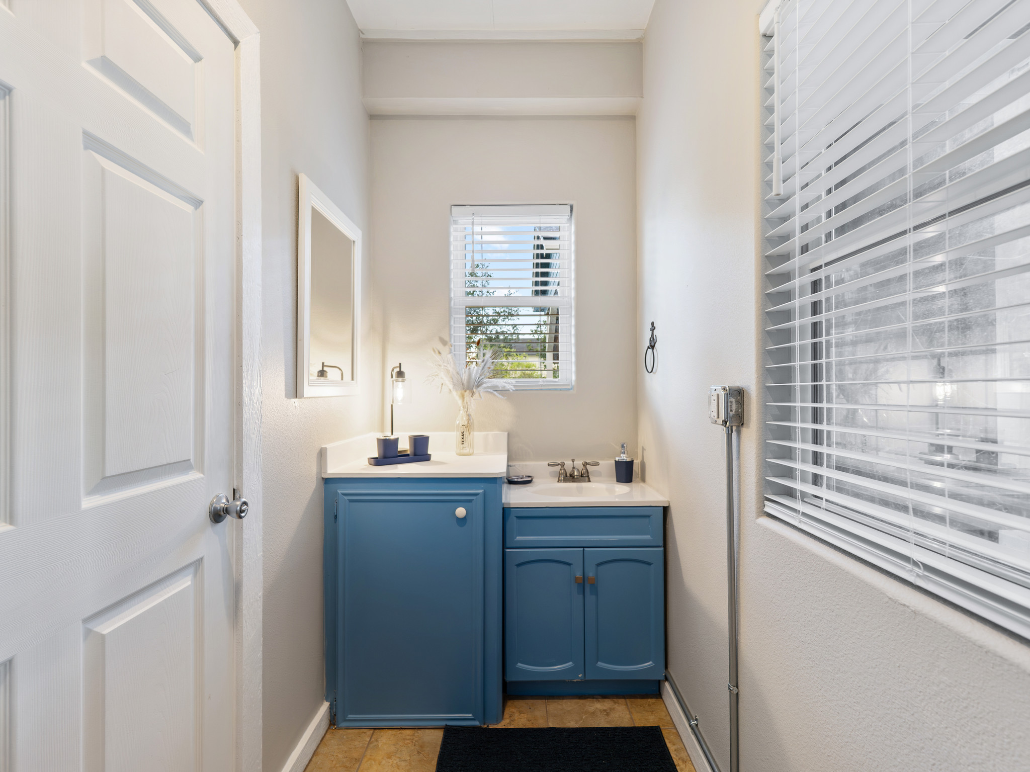 Downstair bathroom off of bunkroom.