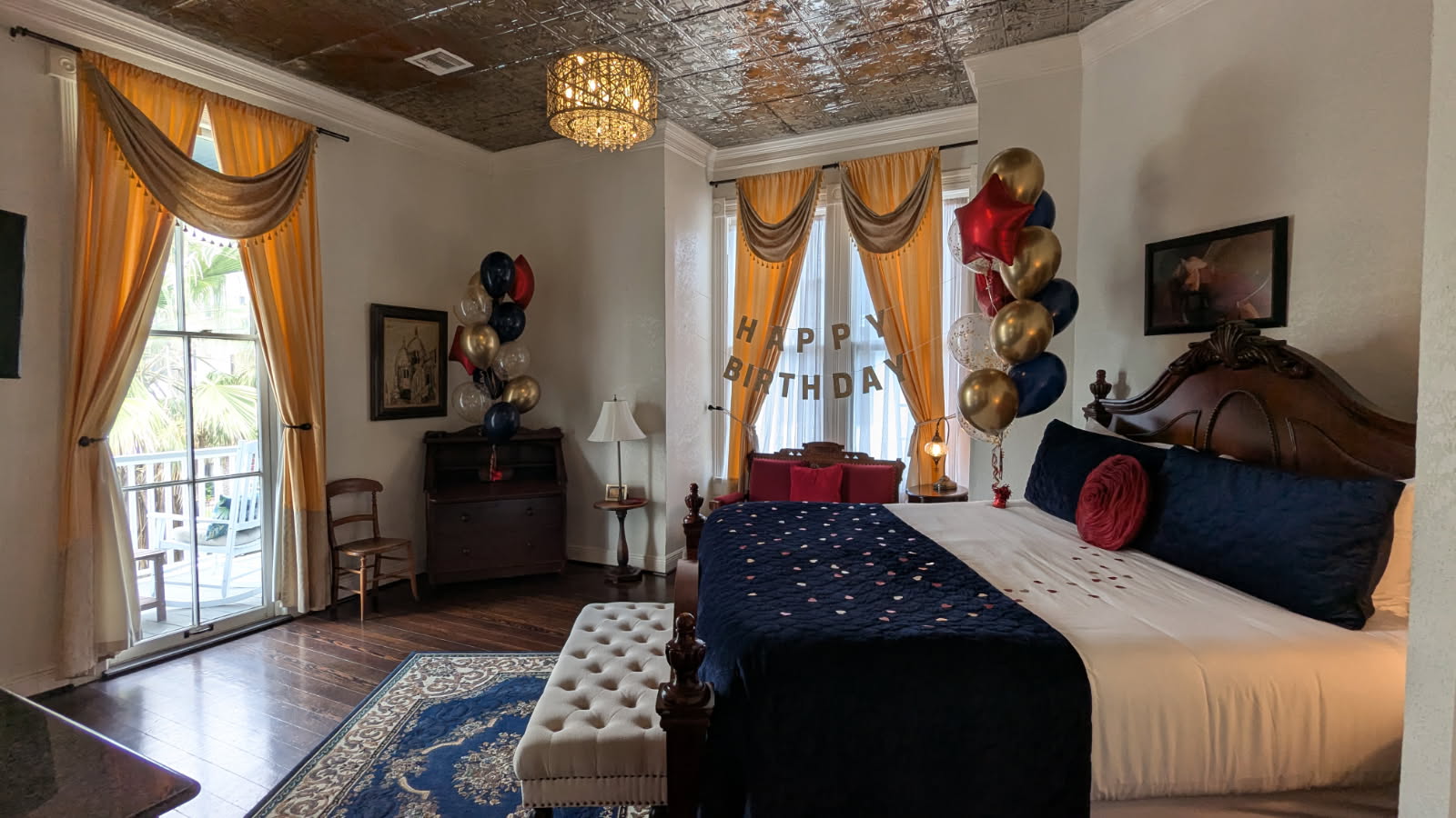 Birthday celebration room