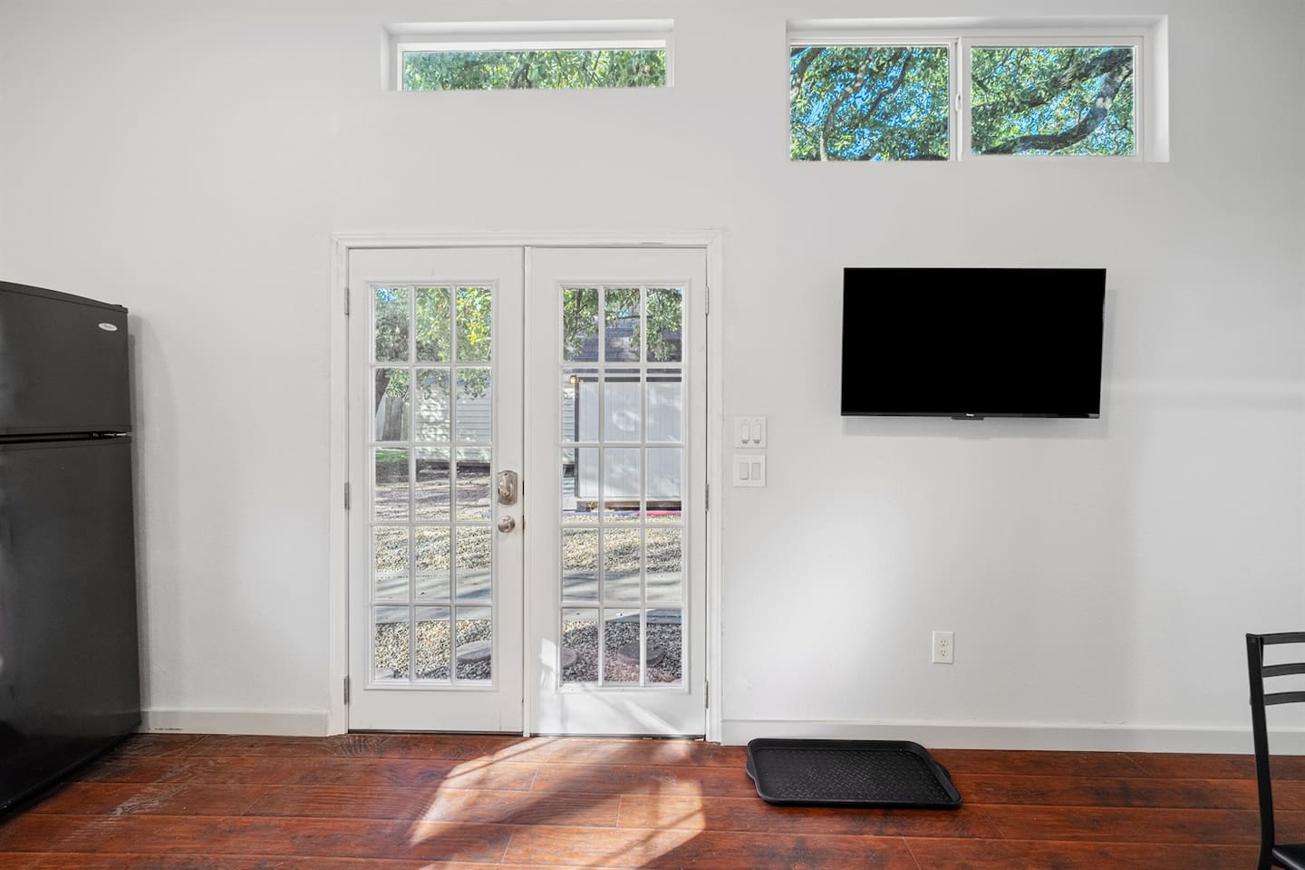 Tiny Home entry french door