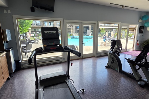 Have a small workout at the Resort gym.