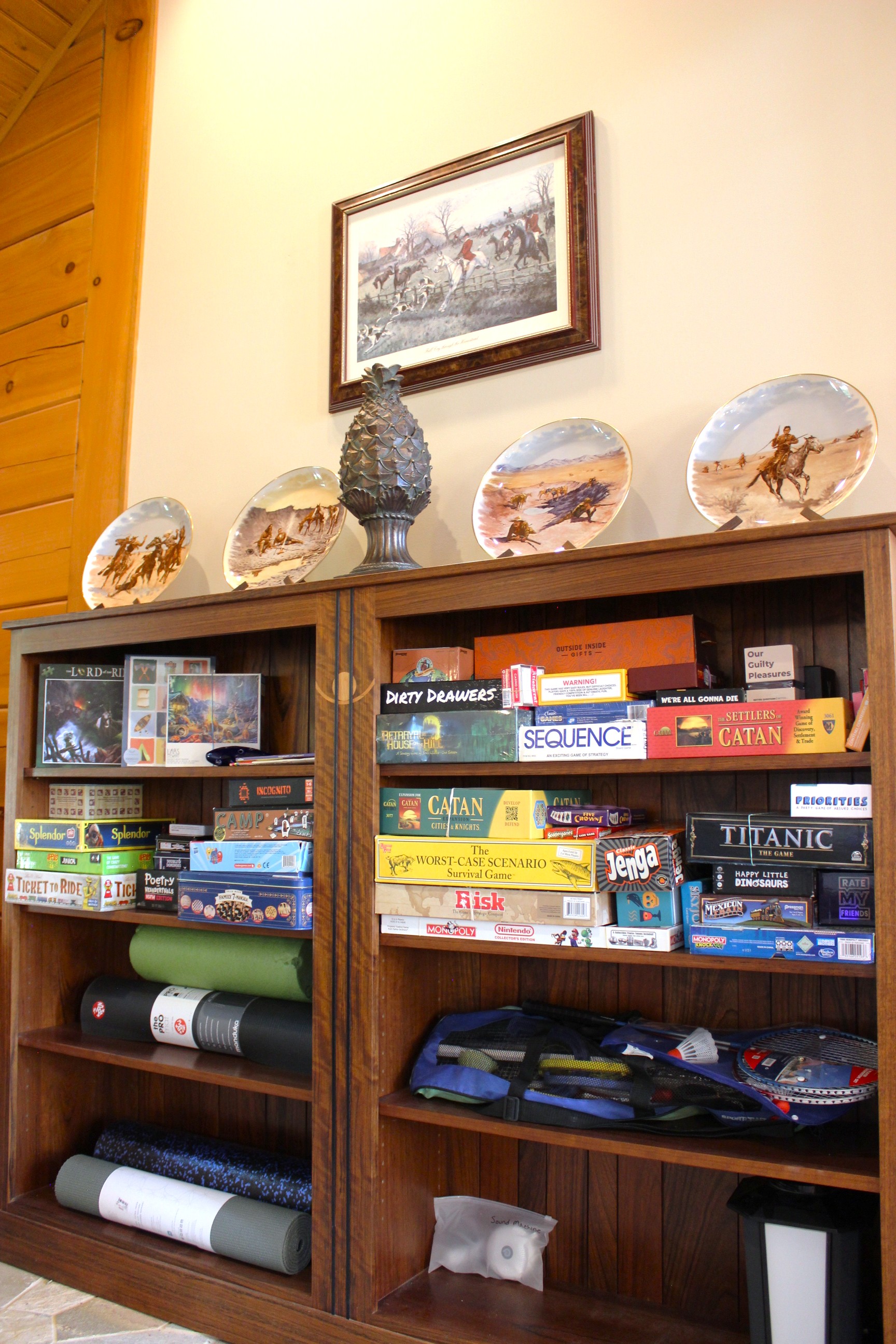 Game nights made easy with a variety of board games provided
