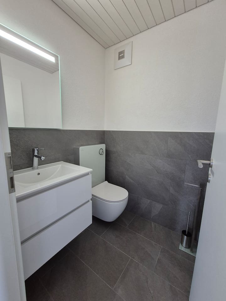 Bathroom 2: WC with sink