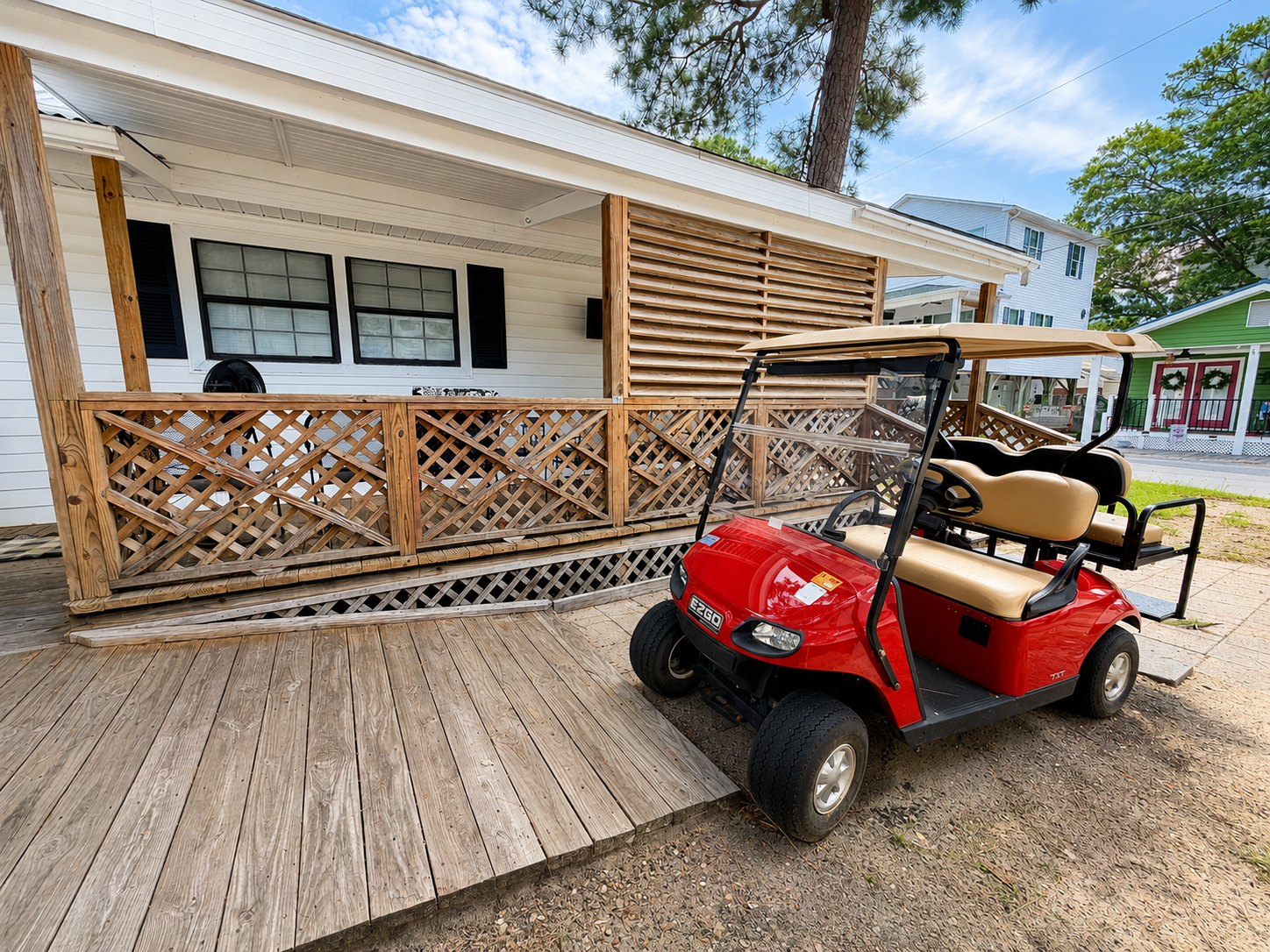 Golf cart included
