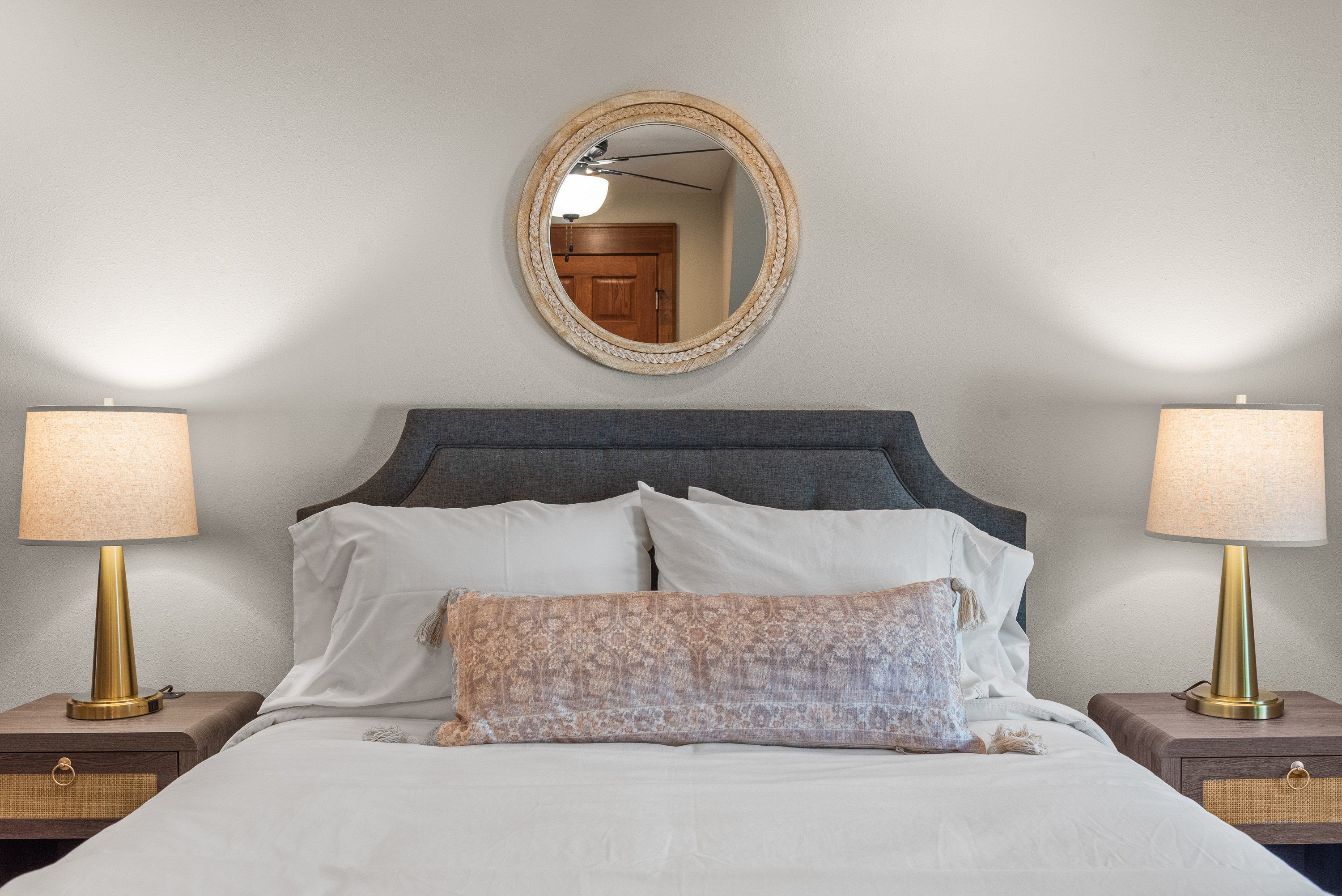 Premium plush bedding.