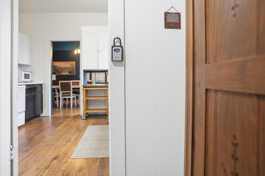 Entrance through Kitchen to House